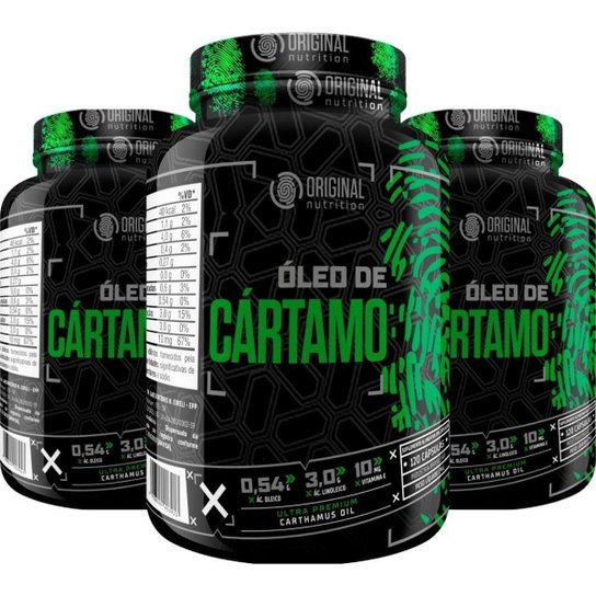 Combo 3x Óleo de Cártamo 120 Cáps - Original Nutrition