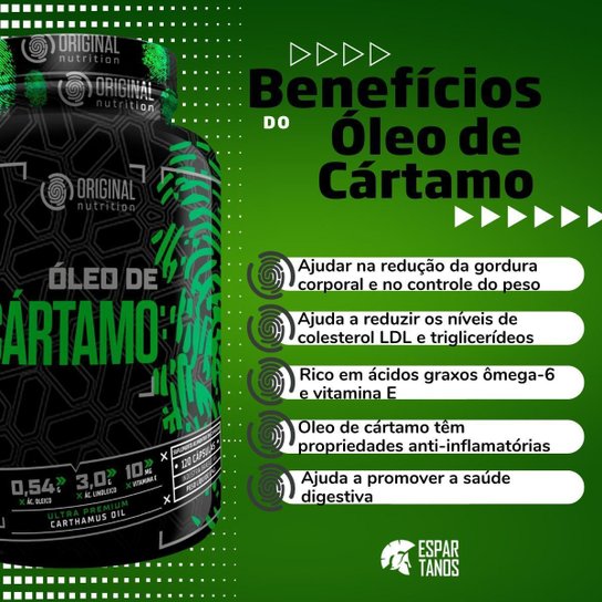 Combo 3x Óleo de Cártamo 120 Cáps - Original Nutrition