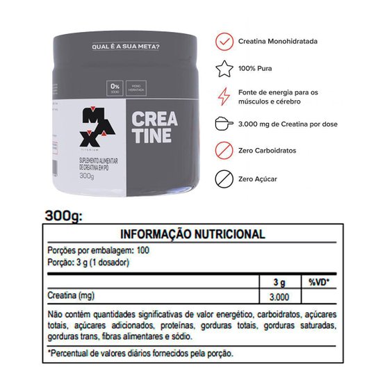 Combo Hipercalórico Mass 17500 Refil 1,4kg e Creatina 300g Max Titanium