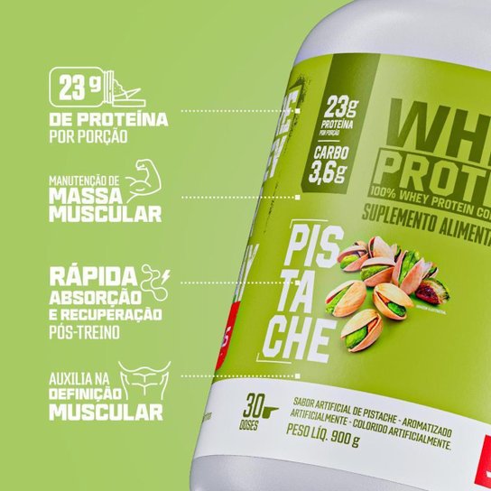 Combo Pré Treino Prohibido 360g + Whey Protein 100% Concentrado 900g