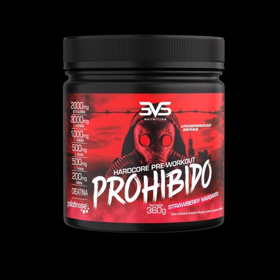 Combo Pré Treino Prohibido 360g + Whey Protein 100% Concentrado 900g