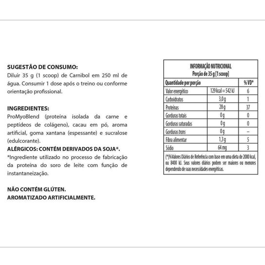 Combo Suplemento em Po Darknes Integralmedica Proteína Carne Carnibol 1,8kg Chocolate + Coqueteleira