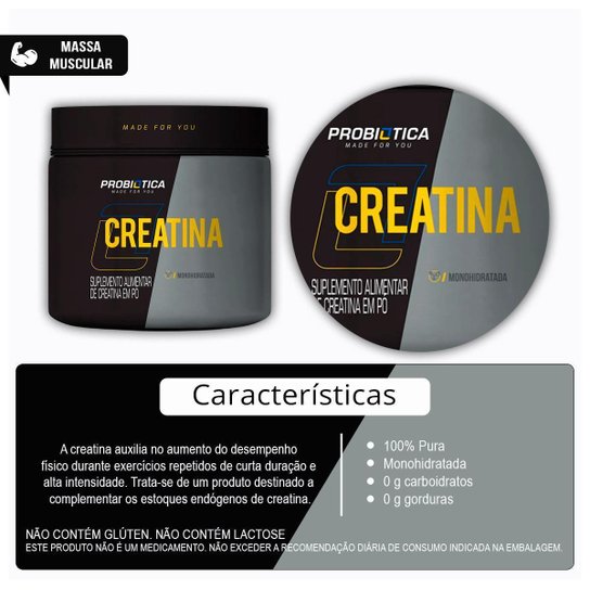 Combo Whey 100% Pure 900g, Creatina 300g e Coqueteleira
