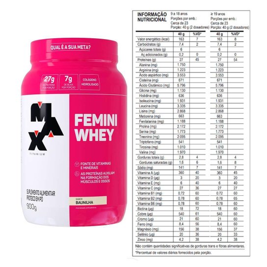 Combo Whey Feminino 900g, Creatina 150g e Coqueteleira