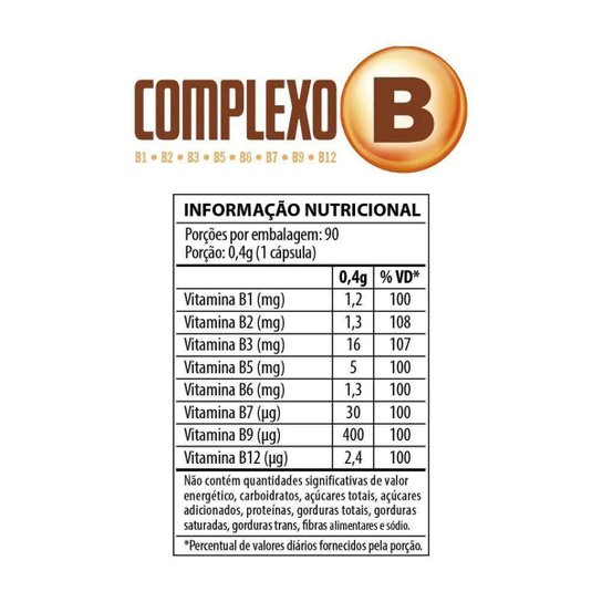 Complexo B - 90 Cápsulas - La San Day