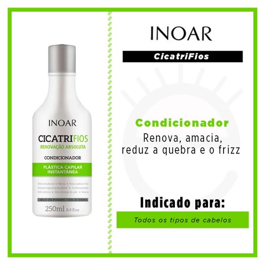 Condicionador - Inoar Cicatrifios 250ml