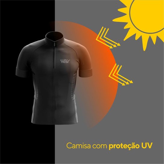 Conjunto Ciclismo Masculino Camisa e Bermuda em Gel Uniforme Profissional - Verde - XL