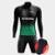 Conjunto de Ciclismo Masculino Camisa Petronas PRO Manga Longa Bolso Traseiro e Bermuda Espuma - Preto