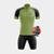 Conjunto de Ciclismo Masculino Camisa Verde Militar Way Fresh Bolso Traseiro Bermuda Gel - Verde