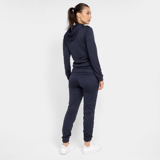 Conjunto Longo Adidas Linear Moletinho Feminino