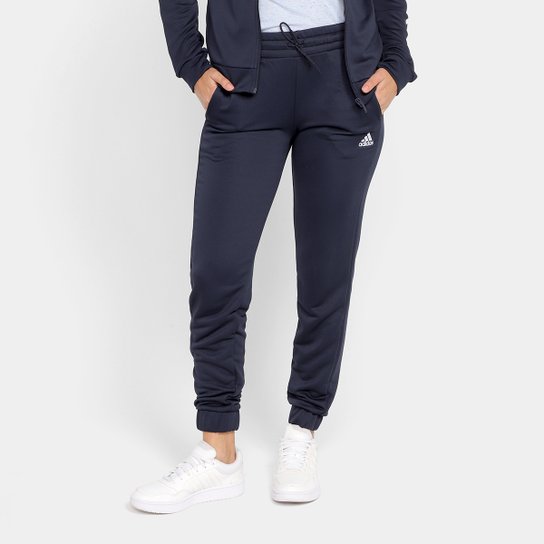 Conjunto Longo Adidas Linear Moletinho Feminino
