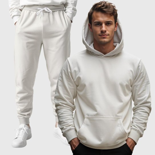 Conjunto Moletom Canguru e Calça Masculina Benellys