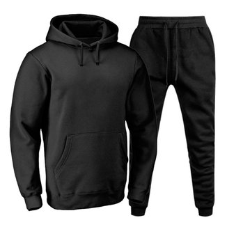 Conjunto Moletom Infantil Juvenil Liso Básico Flanelado do Tamanho 8 ao 16
