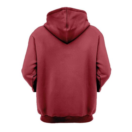 Conjunto Moletom Masculino Abrigo Polo Capuz e Bolsos