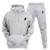 Conjunto Moletom Masculino Dibre Capuz Cores - Chumbo+Cinza