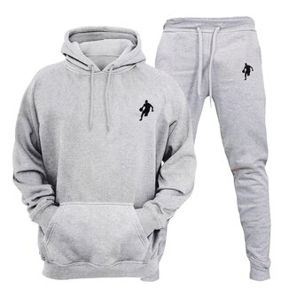 Conjunto Moletom Masculino Dibre Capuz Cores