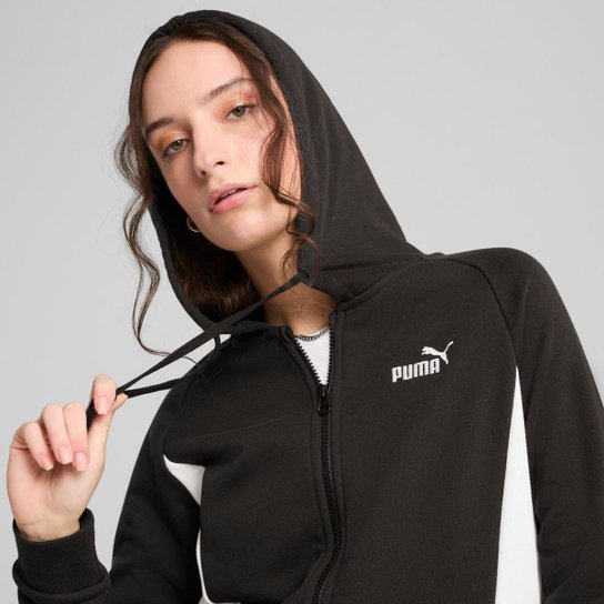 Conjunto Puma Hooded Sweat Feminino