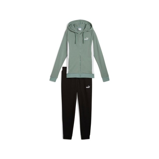 Conjunto Puma Hooded Sweat Feminino