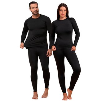 Conjunto Térmico Blusa e Calça Frio Peluciado Feminino Masculino