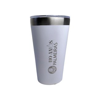 Copo Térmico 473ml com Tampa Quente e Frio do Palmeiras Cor:;Tamanho:Único;Gênero:Unissex