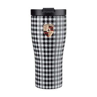 Copo Térmico Porsche Xadrez 460Ml
