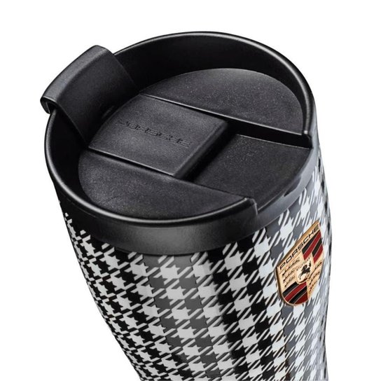 Copo Térmico Porsche Xadrez 460Ml