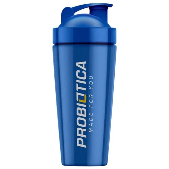 Coqueteleira Alumínio Steel - 750ml Azul - Probiótica