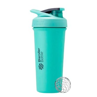 Coqueteleira Blender Bottle Strada Sleek Stainless Steel Termica 25Oz / 740Ml - Blue Seafoam