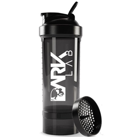 Coqueteleira Premium Pro Trio 700ml Preta Dark Lab