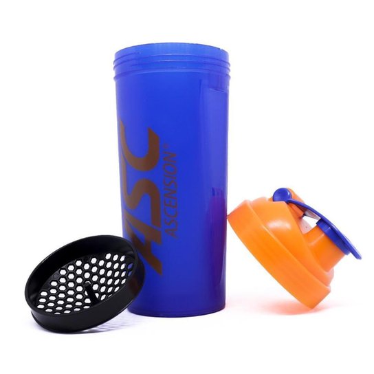 Coqueteleira Shake Masculina Ascension Academia Treino 600ml