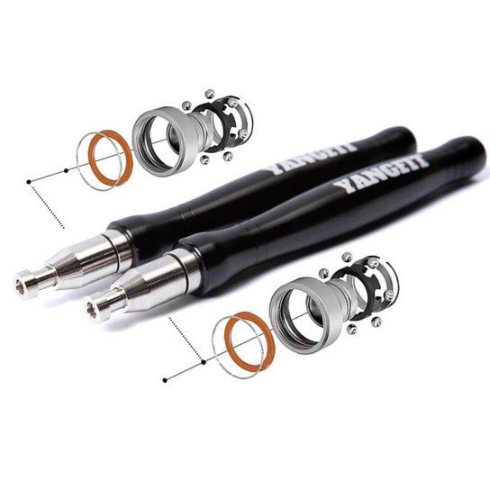 Corda de Pular Speed Rope com Rolamento e Ajuste Fácil Yangfit