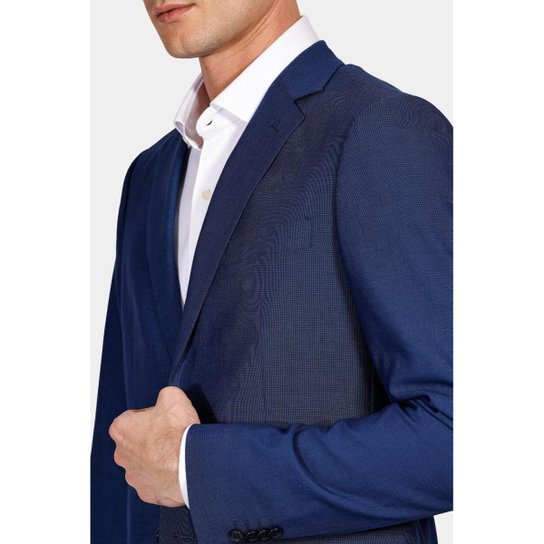 Costume Aramis Pv Falso Liso Super Slim Azul