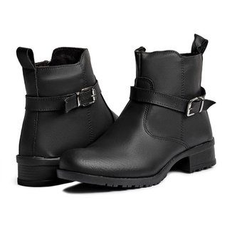 Coturno Feminino Cano Curto Casual Botinha