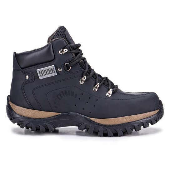 Coturno Masculino Bota De Segurança Adventure Com CA Original Couro Legítimo