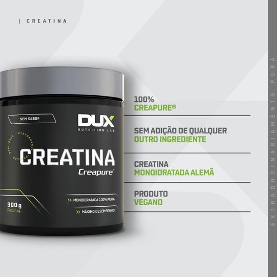 CREATINA (100% Creapure®)  - POTE 100g Sabor Natural