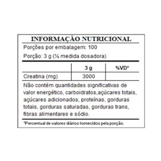 Creatina 100% Monohidratada 300G - Pronabol