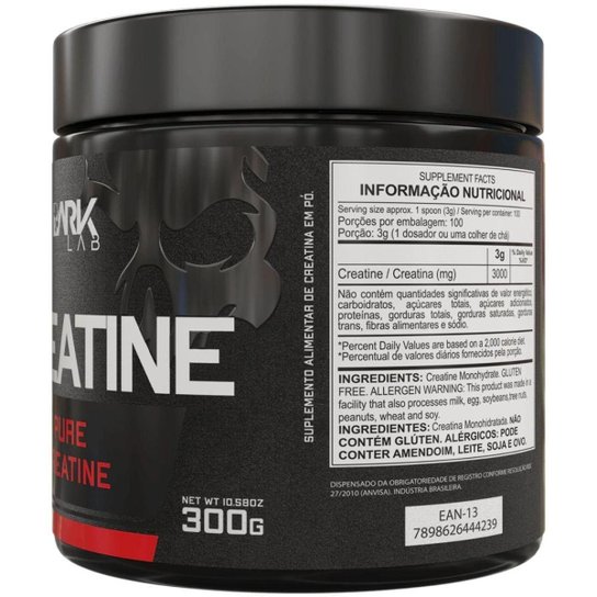 Creatina 100% Pura Monoidratada 300g Dark Lab