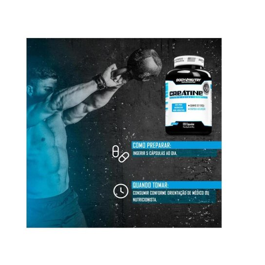 Creatina Body Nutry Cápsulas 60 Caps