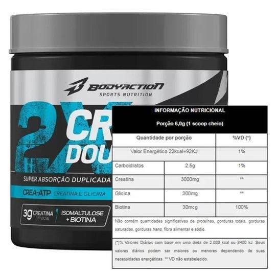 Creatina Double Force (300g) BodyAction