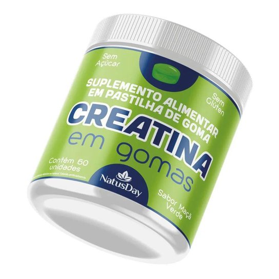 Creatina Gomas 60 Unidades Natusday