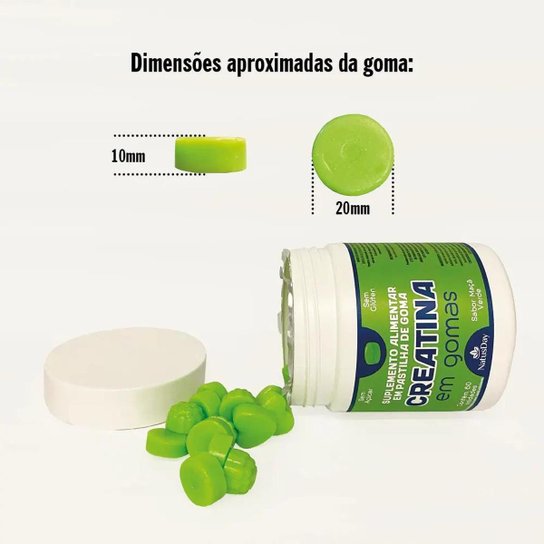 Creatina Gomas 60 Unidades Natusday