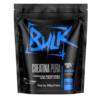 Creatina Monohidratada 100% Pura Importada Aprovada 500g - Bulk Suplementos