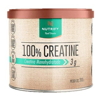 Creatina Monohidratada 3000g Pura 300g Nutrify Vegano