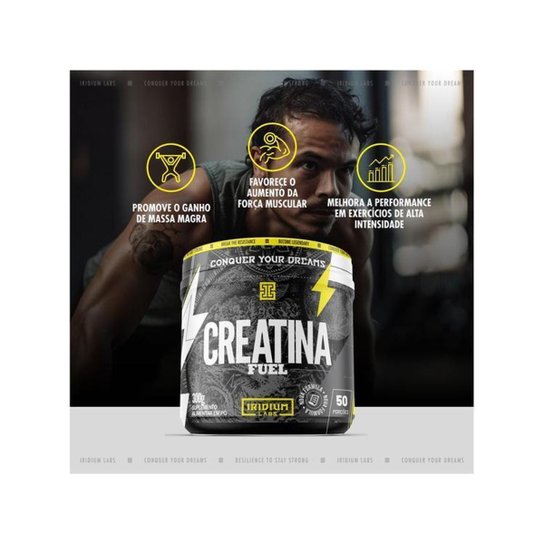 Creatina Monohidratada Iridium Labs Fuel em Pó