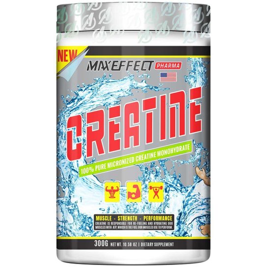 Creatina Monohidratada Micronizada 100% Puro 300g Maxeffect