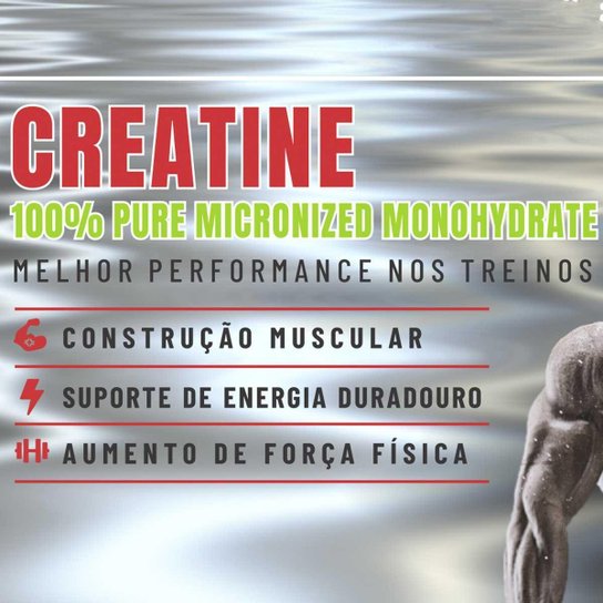 Creatina Monohidratada Micronizada 100% Puro 300g Maxeffect