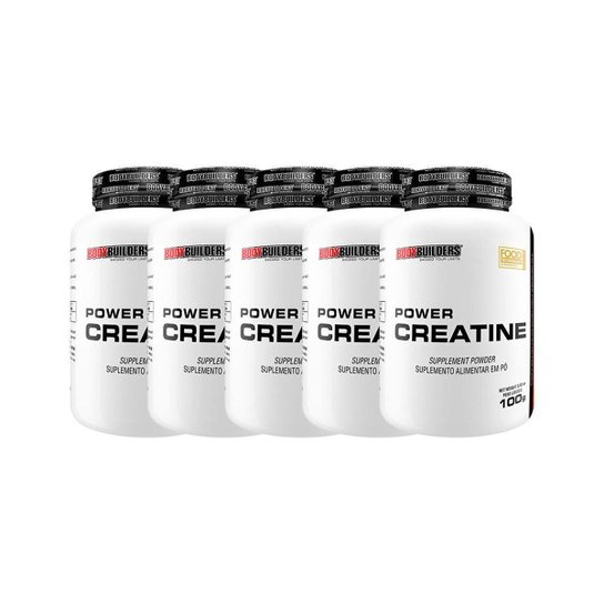 Creatina Power 100g - Kit com 5 unidades - Bodybuilders