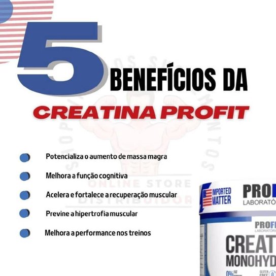 CREATINE MONOHYDRATE POWER 90G - PROFIT LABORATÓRIOS