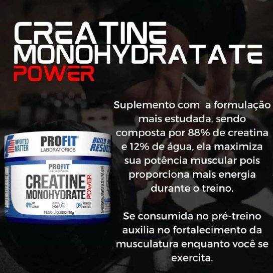 CREATINE MONOHYDRATE POWER 90G - PROFIT LABORATÓRIOS