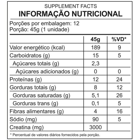 Creatine Protein Bar 12 Un 45g Dark Lab